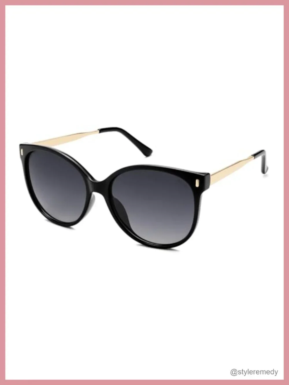 Round Polarized Sunglasses Oversized UV400 Protection for Women Men